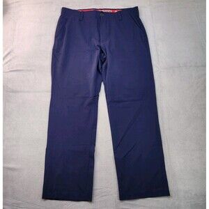 Under‎ Armour Match Play Golf Pants Men’s 36x30 Blue Performance Nylon Stretch
